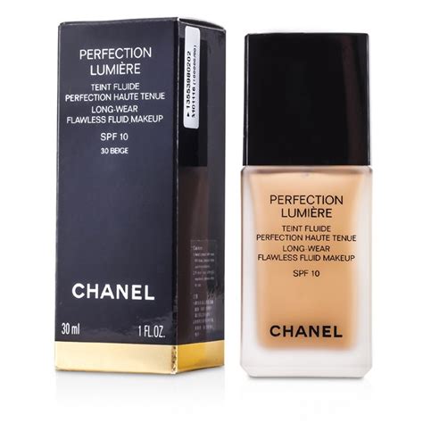 chanel long-wear flawless fluid makeup spf 10|chanel perfection lumiere foundation reviews.